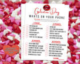 Galentines Day Whats On Your Phone Game -Fun Party Game - Ladies Night Out - Girls Night In - Singles Party Game - Instant Download