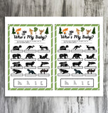 Woodland Baby Shower 15 Games Set | Boobs or Butt, Labor or Porn, Beer Belly or Baby Bump | Printable Instant Download Games