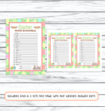 Easter Word Scramble Game, Printable or Virtual Party Game, Easter Kids Activity, Instant Download