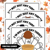 Disguise a Turkey Printable Kit | 65 Outfits | Thanksgiving Craft for Kids | Coloring Turkey Dress Up Project