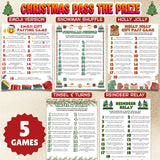 printable christmas pass the prize bundle