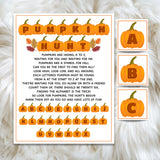 Printable Pumpkin Alphabet &amp; Number Scavenger Hunt is the perfect solution! Just print, cut, and hide the cute pumpkin cards for hours of active fun. It's a fantastic way to get wiggles out while practicing letter and number recognition.