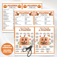 printable pumpkin trivia games with answers and are you like a pumpkin fun fall and autumn games for kids and adults