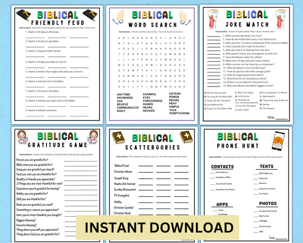 Bible Study Games Bundle | Editable Church Activities For Adults Kids – Enjoymyprintables bible-study-games-bundle-editable-church-activities-for-adults-kids-enjoymyprintables