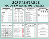 Printable Housewarming Party Games | New Home Game Bundle | Moving House Games | Housewarming Party Ideas | Housewarming Activities