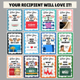 ditable Birthday Gift Card Book Template | Customize DIY Printable Last Minute Adult Bday Gift Card Holder | Edit And Print Canva Template