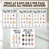 guess the price in 1996 30 years old birthday games