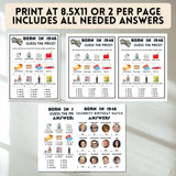 born in 1946 guess the price or price is right 1946 games for those having 80th birthday party