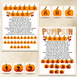 Pumpkin Fall Scavenger Hunt | Autumn Home Activity | Thanksgiving Game | Treasure Find Clue Kids Adults Seniors
