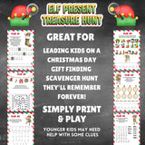 lf Christmas Scavenger Hunt Clues • 16 Printable Indoor Riddles • Holiday Gift Reveal Activity • Elf Treasure Hunt Game for Kids PDF