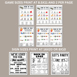 80th Birthday Party Printable 1945 Games, Activities, Decorations, Turning 80 Ideas, Instant Download