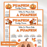 printable pumpkin trivia games with answers and are you like a pumpkin fun fall and autumn games for kids and adults