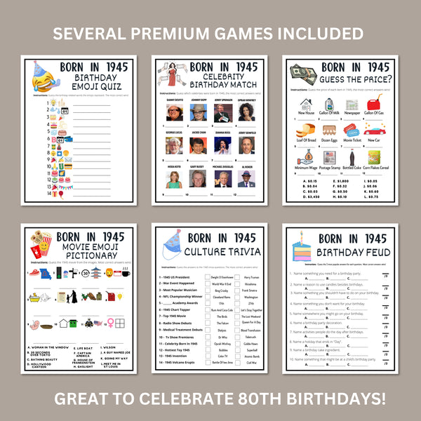 80th-birthday-party-printable-1945-games-activities-decorations-tur-enjoymyprintables for 80th Birthday Games Free Printable 80th Birthday Party Printable 1945 Games, Activities, Decorations, Tur – Enjoymyprintables for 80th Birthday Games Free Printable