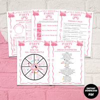 Planning the perfect slumber party just got a whole lot easier! This giant bundle of 25 printable sleepover games and activities is your secret weapon for a night filled with teen &amp; tween laughter, secrets, and unforgettable memories. Say goodbye to boredom and hello to non-stop fun!
Designed for teens and tweens, this pack has everything from classic favorites like M.A.S.H. to modern challenges like a Selfie Race. It's the ultimate mix of nostalgia and new trends, ensuring every guest has a blast.