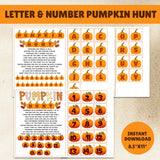 Pumpkin Fall Scavenger Hunt | Autumn Home Activity | Thanksgiving Game | Treasure Find Clue Kids Adults Seniors
