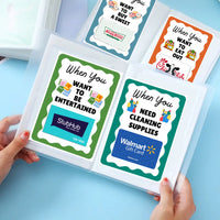 Editable Birthday Gift Card Book Template | Customize DIY Printable Last Minute Adult Bday Gift Card Holder | Edit And Print Canva Template