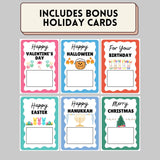 Editable Graduation College Gift Card Book Template | Customize DIY Printable Last Minute Grad Gift Card Holder | Edit Print Canva Template