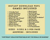 Printable Housewarming Party Games | New Home Game Bundle | Moving House Games | Housewarming Party Ideas | Housewarming Activities