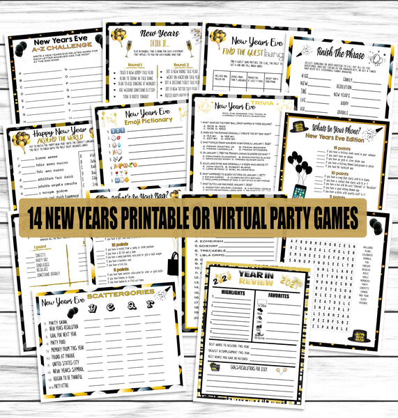 nye printable party games 