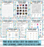 summer olympic games party games printable