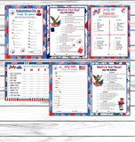 july 4th party game set
