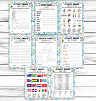 fun printable olympic party games