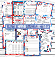 14 printable or virtual 4th of july party games