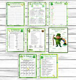 st patricks day printable or virtual party games for adults and kids
