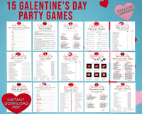 Galentines Day Games, Printable Adult Galentines Party Bundle, Ladies Girls Night In Out Games Set, Naughty Galentines Virtual Games