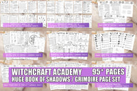witchcraft academy basics of witchcraft printable book of shadows grimoire pages