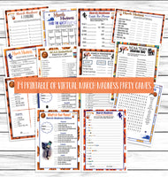 March Madness College Basketball Party Games Printable Or Virtual