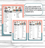 90th Birthday Party Games | 90th Birthday Ideas, 1933 Trivia Quiz | Price is Right Birthday Game | Trivia Printable Activities | Download