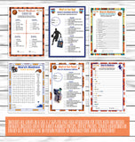 March Madness party printable or virtual game bundle set