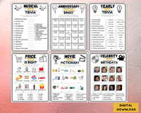 Printable 50th Anniversary Party Games