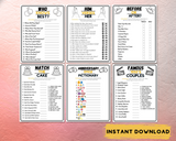 Printable 70th Anniversary Party Games For Kids & Adults