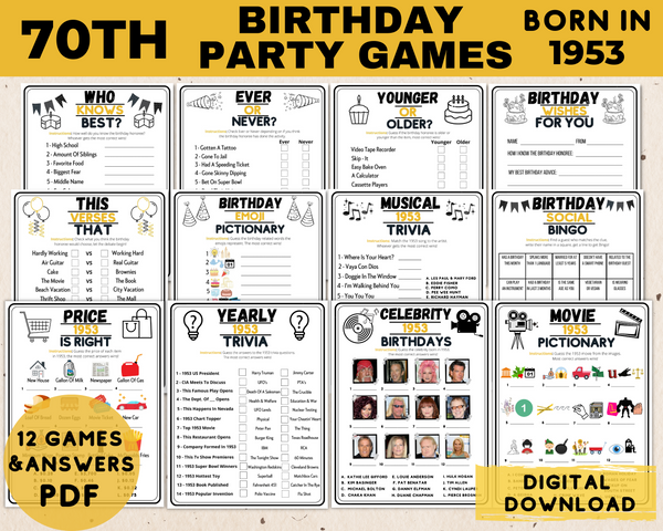 Birthday Party Games & Printables – Enjoymyprintables birthday-party-games-printables-enjoymyprintables
