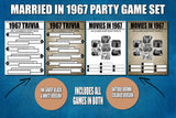 married in 1967 party games