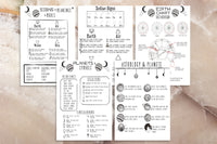 Beginners Astrology | Witchcraft Grimoire | Printable Book Of Shadows Pages Set