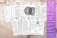 aura reading book of shadows printable pages