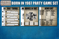 35th birthday party games printable