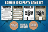 born in 1932 90th birthday party games