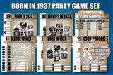 printable or virtual 85th birthday party games
