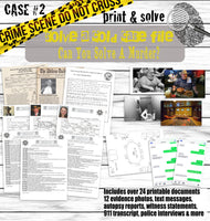 printable cold case file virtual murder mystery detective game solve a cold case file at home