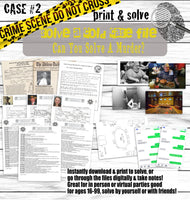 downloadable cold case file game murder mystery detective game