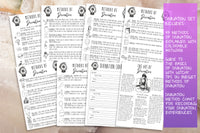 divination methods printable grimoire pages