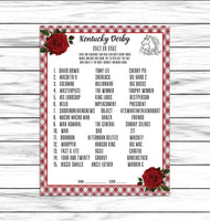Kentucky Derby Fun Party Games | Scattergories, Word Search, Kids Or Adults Family Activity Set