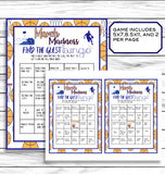 Final Four Party Game, March Madness Find The Guest Bingo, College Basketball Party Ice Breaker Game,Instant Download Printable Or Virtual Game
