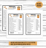 printable halloween candy match office party or classroom game