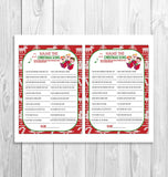 Christmas Game, Christmas Songs, Christmas Party Game, Xmas Party Activity, Xmas Party Game, Xmas Party Ideas, Holiday Party Game