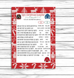Christmas Games, Ugly Sweater Games, Christmas Party Trivia, Xmas Party Activity, Xmas Party Games, Ugly Sweater Scattergories, Holiday Game